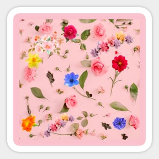 All Colourful Flowers Lover Sticker
